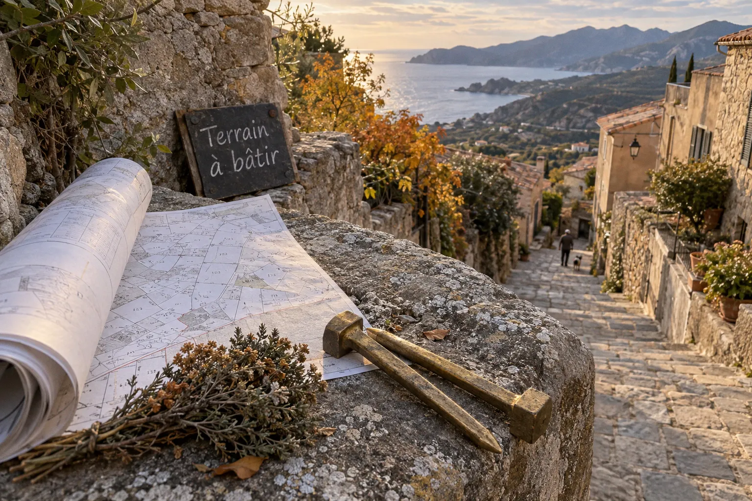 Terrain constructible en Corse : la viabilisation étape par étape